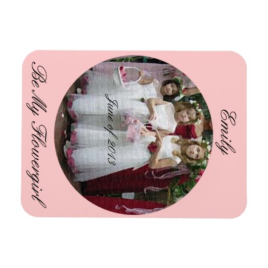 Bloemenmeisjes Premium Magneet (Horizontaal)