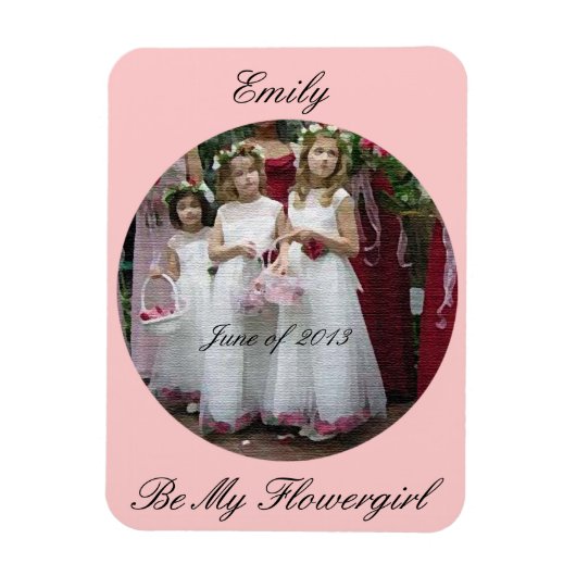 Bloemenmeisjes Premium Magneet (Verticaal)