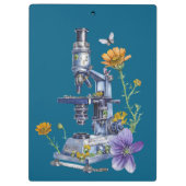 bloemenmicroscoop klembord (Achterkant)