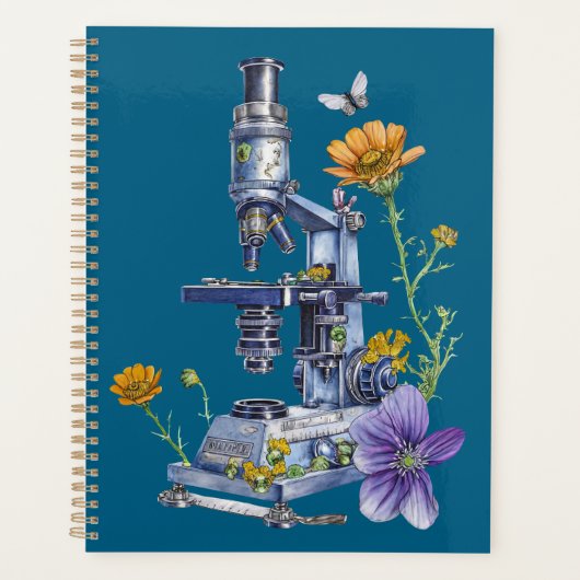 bloemenmicroscoop planner (Voorkant)
