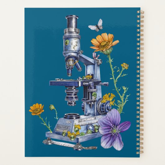 bloemenmicroscoop planner (Achterkant)