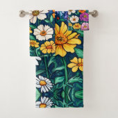 Bloemenmix Bad Handdoek (Insitu)