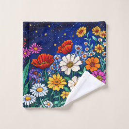 Bloemenmix Bad Handdoek