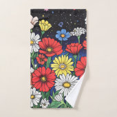 Bloemenmix Bad Handdoek (Handdoek)