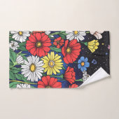 Bloemenmix Bad Handdoek (Handdoek)
