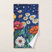 Bloemenmix Bad Handdoek (Handdoek)