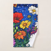 Bloemenmix Bad Handdoek (Handdoek)