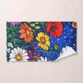 Bloemenmix Bad Handdoek (Handdoek)