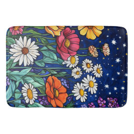 Bloemenmix Badmat