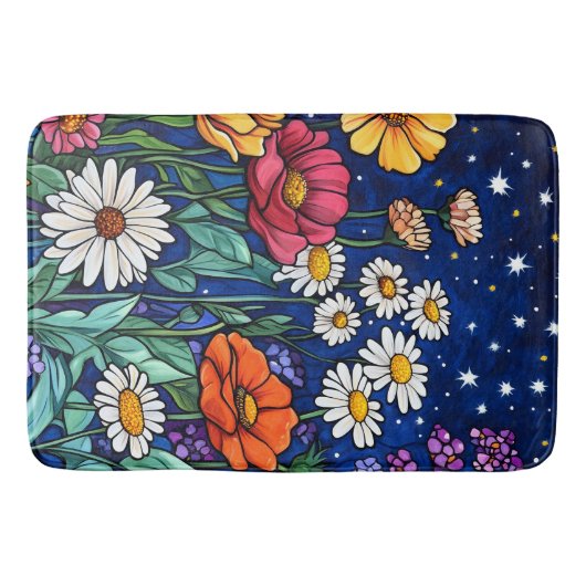 Bloemenmix Badmat (Voorkant)