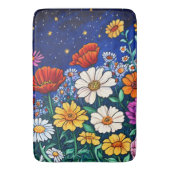 Bloemenmix Badmat (Voorkant Verticaal)