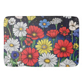 Bloemenmix Badmat (Voorkant)