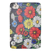 Bloemenmix Badmat (Voorkant Verticaal)