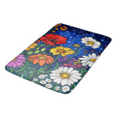 Bloemenmix Badmat (Gekanteld)