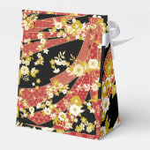 Bloemenmix Kimono patroon Bedankdoosjes (Achterkant)