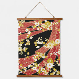 Bloemenmix Kimono patroon Hangend Wandkleed