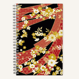 Bloemenmix Kimono patroon Notitieboek
