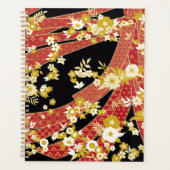 Bloemenmix Kimono patroon Planner (Voorkant)