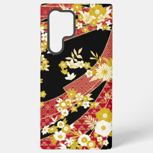 Bloemenmix Kimono patroon Samsung Galaxy Hoesje