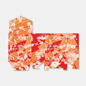 Bloemenmix Kimono Pattern Spring Bedankdoosjes (Uitgevouwen)