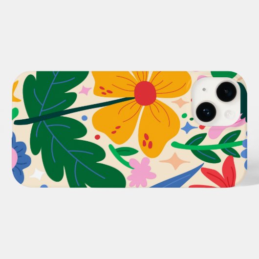 bloemenmixtape Case-Mate iPhone case (Achterkant (horizontaal))
