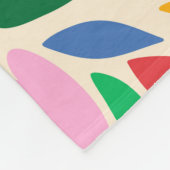 bloemenmixtape fleece deken (Hoek)