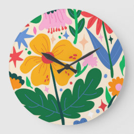 bloemenmixtape grote klok