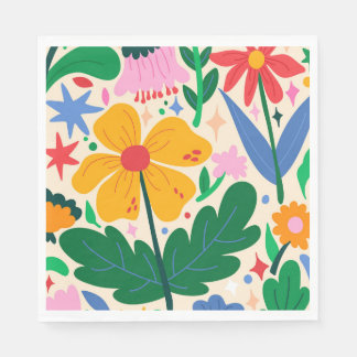 bloemenmixtape servet