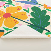 bloemenmixtape sherpa deken (3/4)