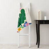 bloemenmixtape sherpa deken (In situ)