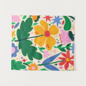 bloemenmixtape wandkleed (Voorkant (horizontaal))