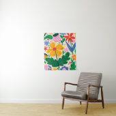 bloemenmixtape wandkleed (In situ)