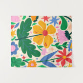 bloemenmixtape wandkleed (Voorkant (horizontaal))