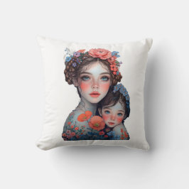 bloemenmoederschap kussen