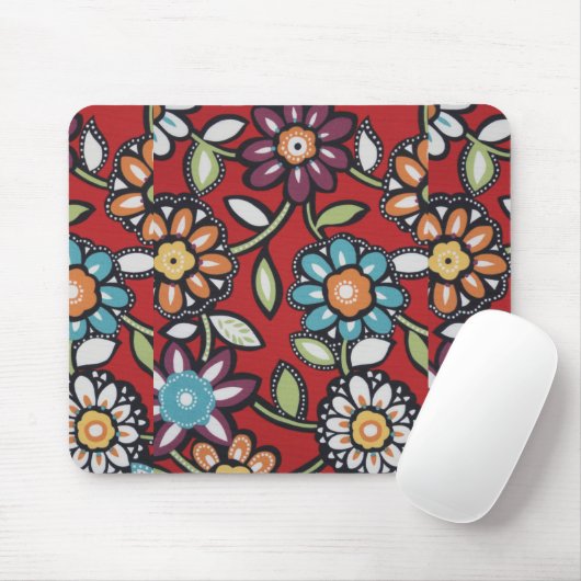 bloemenmoer muismat (Met muis)