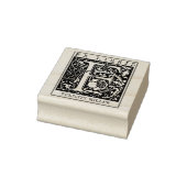 bloemenmonogram Briefboek Ex libris Rubberstempel (Stempel)