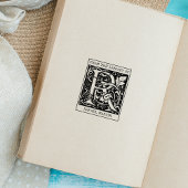 bloemenmonogram letter R uit de bibliotheek Rubberstempel
