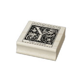  bloemenmonogram letter Y uit de bibliotheek Rubberstempel (Stempel)