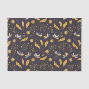 Bloemenmot vlinderpatroon tissuepapier