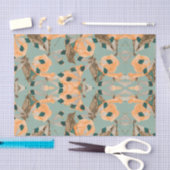 Bloemenmot vlinderpatroon tissuepapier (Craft)