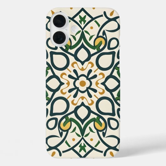 bloemenmozaïek, Mandala-Patroon Case-Mate iPhone Case (Achterkant)