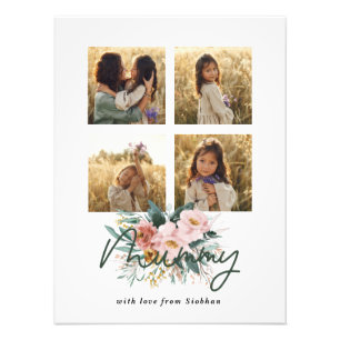 bloemenmummie multi foto elegant stijlvol foto afdruk