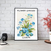 Bloemenmuur Art Decor Canvas Afdruk