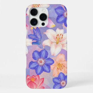 Bloemenmuur iPhone 16 Pro Max Hoesje