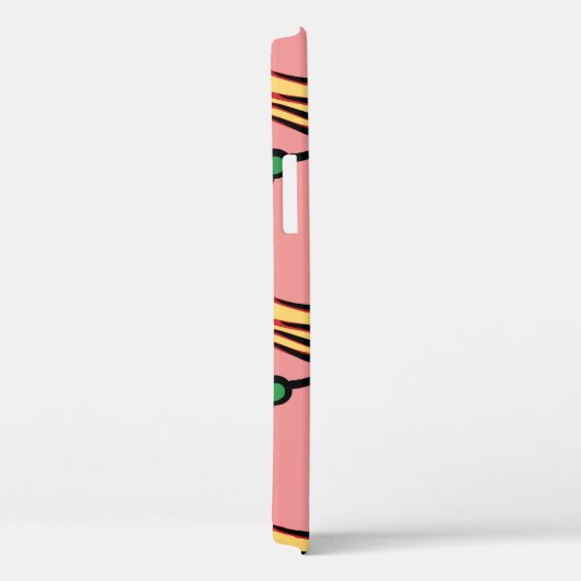  bloemennaadloos bloemenpatroon Case-Mate iPhone case (Achterkant / Rechts)