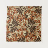 bloemennaadloos bloemenpatroon. wandkleed (Voorkant (horizontaal))