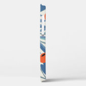bloemennaadloze, botanische achtergrond. Case-Mate iPhone case (Achterkant / Links)