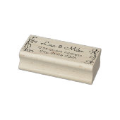 Bloemennamen Huwelijk Retouradres Rubberstempel (Stempel)