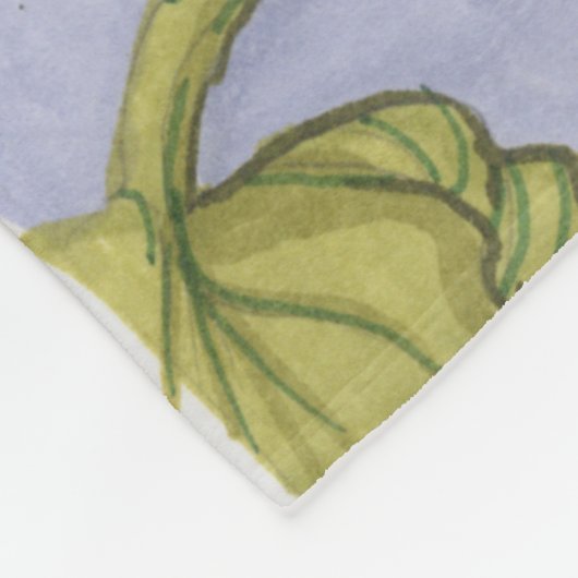 Bloemennectardraak Fleece Deken (Hoek)