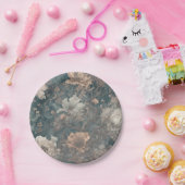 bloemenoceaan papieren bordje (Feest)